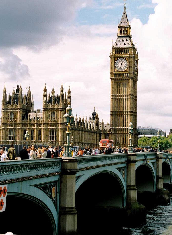 Big Ben and House of Communes, London, England