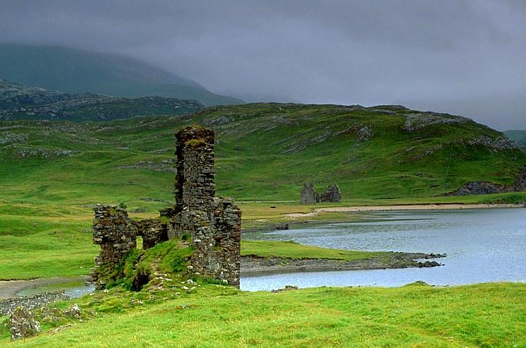 Ardvreck Castle, Loch Assynt, Highlands, Scotland